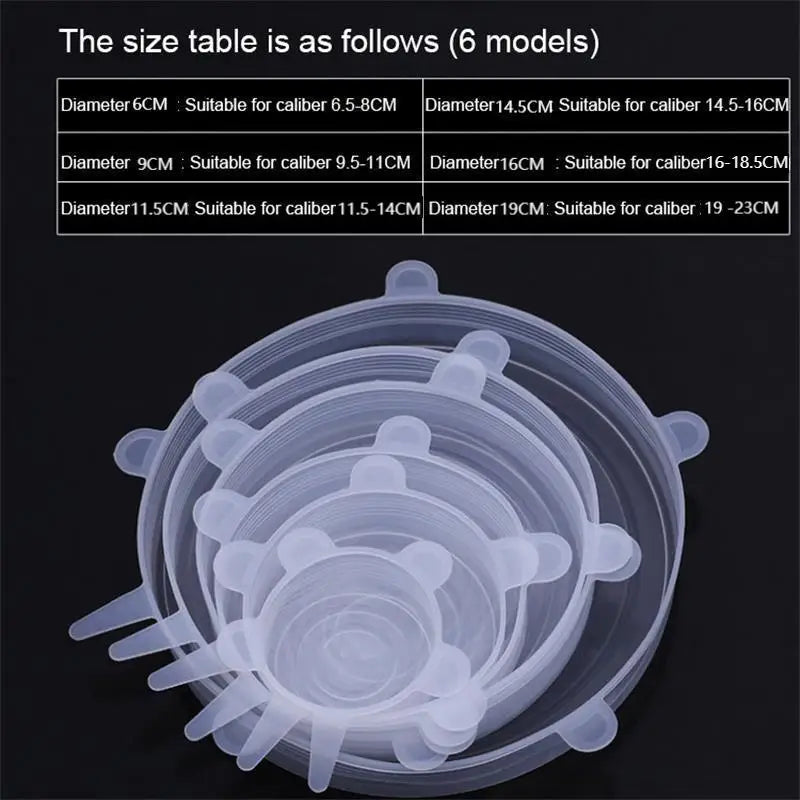 Silicone Six-Piece Cover seal Set