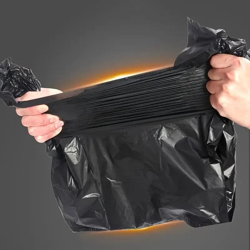 10/300PCS Black Disposable Garbage Bag