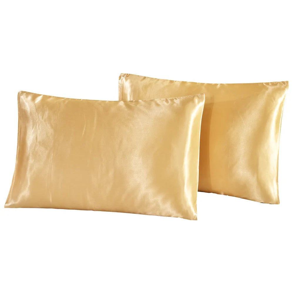 1Pc Queen Satin Silk Pillowcase