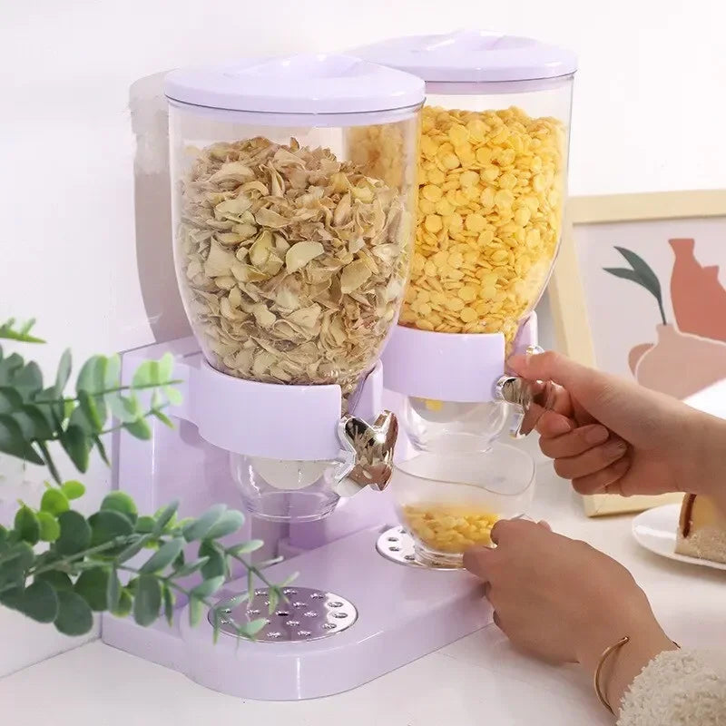 Double Drum Oat and cereal Dispenser