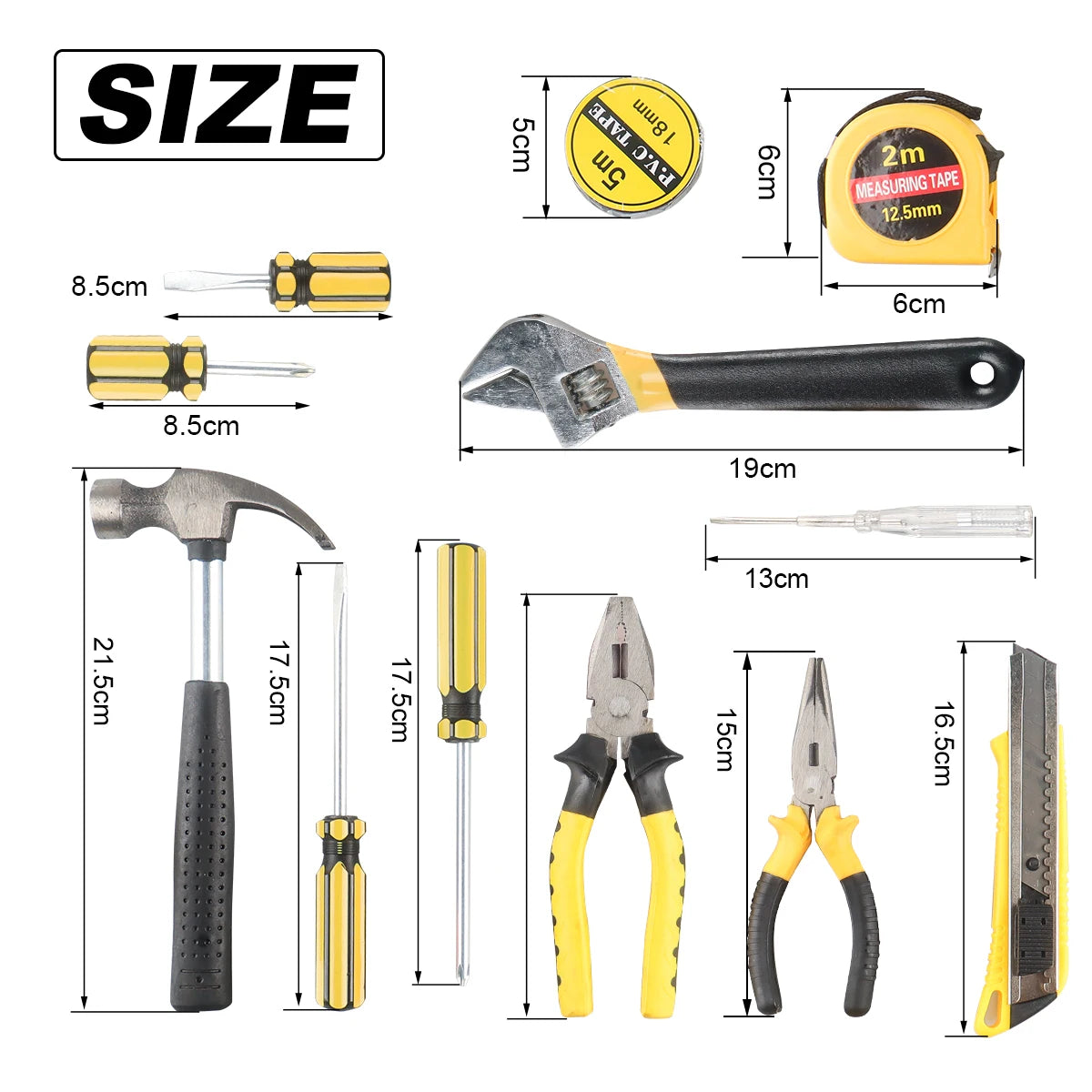8/9/12/13 Piece Tools kit Set