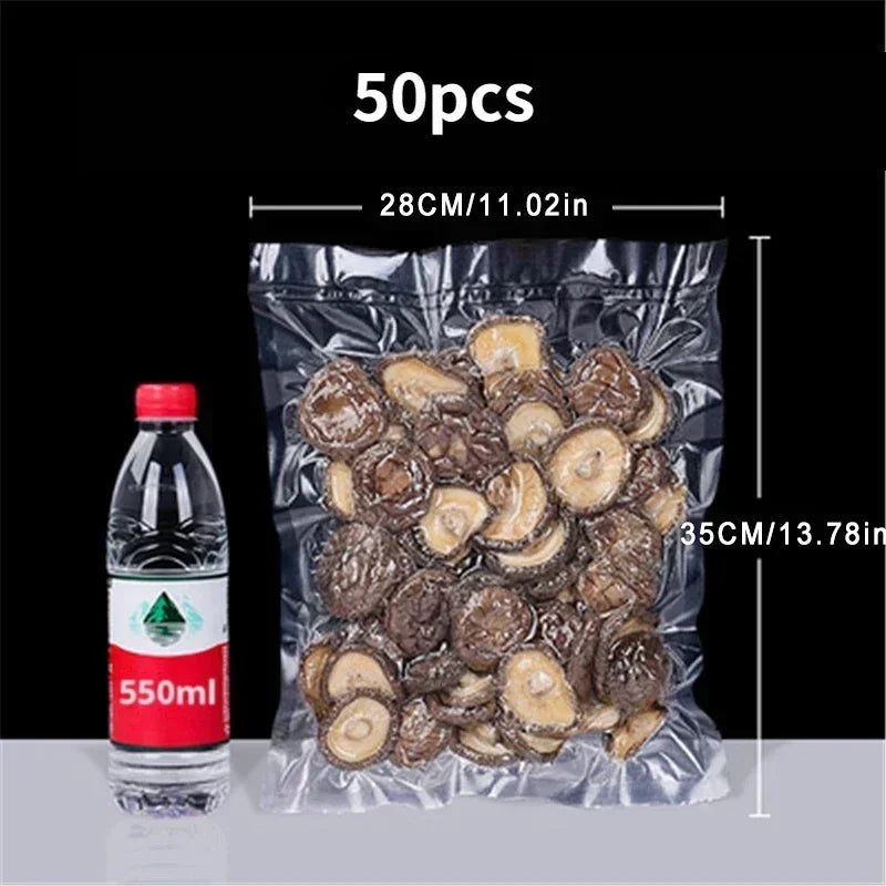 50pcs BPA-Free Food Plastic Sealing Bag