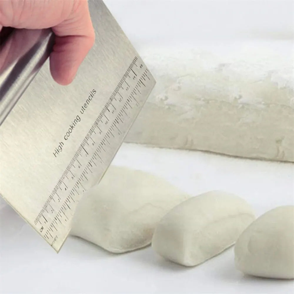 Multipurpose Stainless Steel Dough Scraper