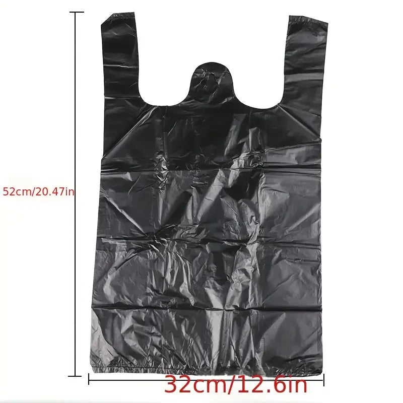 10/300PCS Black Disposable Garbage Bag