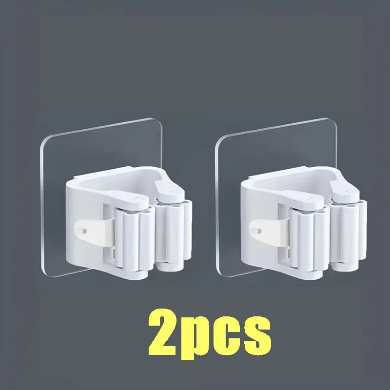 4PCS Wall Mounted Mop Holder
