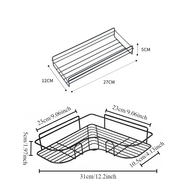 Wall Mounted Bathroom Shelf