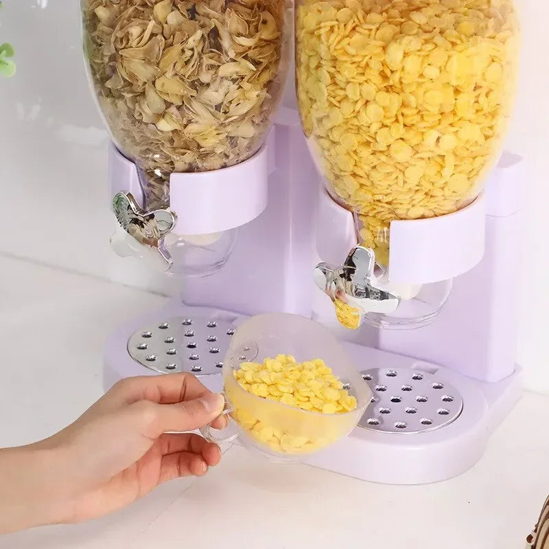 Double Drum Oat and cereal Dispenser