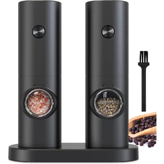 2pcs Electric Pepper and Salt Grinder