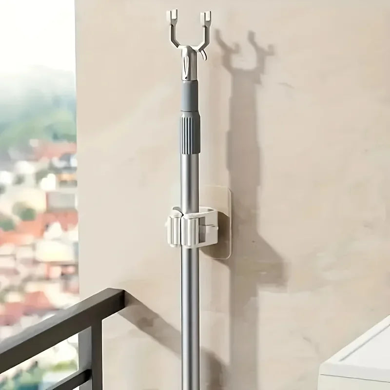 4PCS Wall Mounted Mop Holder